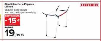 Carrefour Iper Stendibiancheria pegasus leifheit offerta