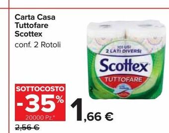 Carrefour Market Carta casa tuttofare scottex offerta