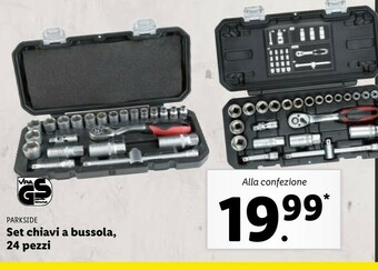 Lidl Parkside Set Chiavi A Bussola, 24 Pezzi offerta