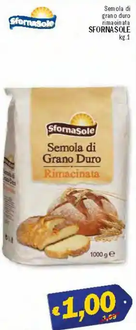 Ard Discount Sfornasole Semola di grano duro rimacinata kg.1 offerta
