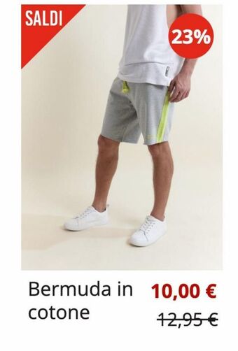 Piazza Italia Bermuda in cotone offerta