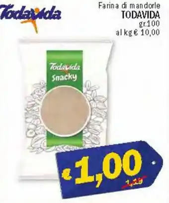 Ard Discount Todavida Farina di mandorle gr.100 offerta