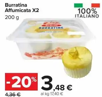 Carrefour Market Burratina affumicata x2 offerta
