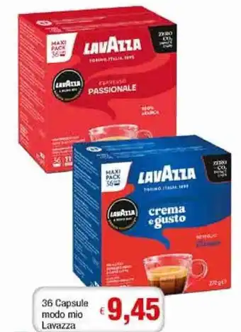 Famila Superstore Lavazza 36 Capsule modo mio offerta