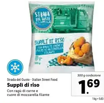 Lidl Strada Del Gusto Suppli Di Riso offerta
