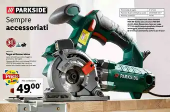 Lidl Parkside Seda Ad Immersione offerta