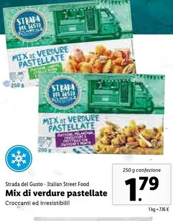 Lidl Strada Del Gusto Mix Di Verdure Pastellate offerta
