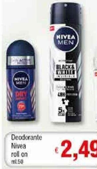 Famila Superstore Nivea Deodorante roll on ml.50 offerta