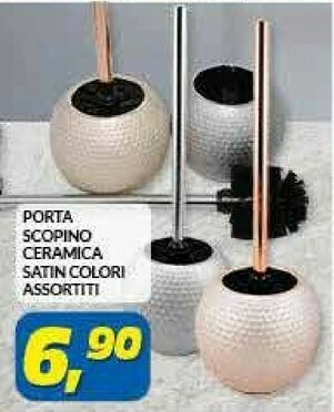 Risparmio Casa Porta Scopino Ceramica Satin Colori offerta