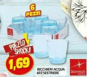Risparmio Casa Bormioli Rocco Bicchieri Acqua 6 Pz offerta