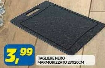 Risparmio Casa Tagliere Nero Marmorizzato offerta