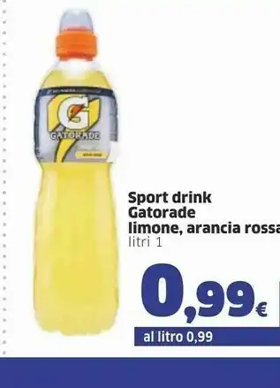 Sigma Gatorade Sport Drink Gusto Limone 1000 G(ml) offerta