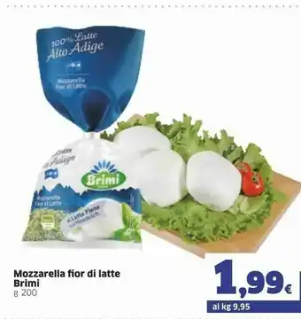 Sigma Brimi Mozzarella Fior Di Latte 200 G offerta