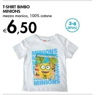 Bennet T-shirt Bimbo Minions offerta