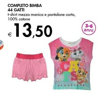 Bennet Completo Bimba 44 Gatti offerta