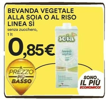 Coop Latte di soia offerta