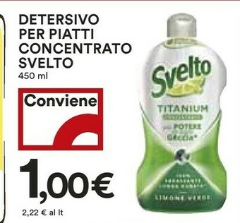 Coop Svelto Detersivo piatti offerta