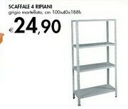 Bennet Scaffale 4 Ripiani offerta