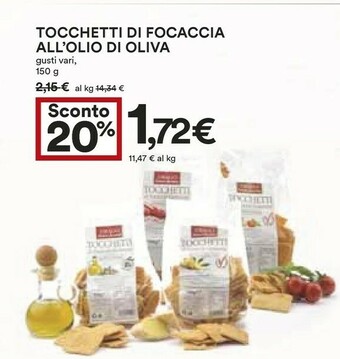 Coop Focaccia offerta