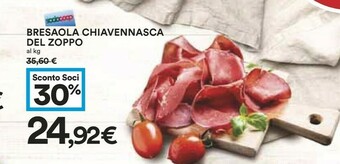 Coop Del zoppo Bresaola Chiavennasca offerta