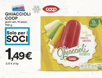 Coop Ghiaccioli offerta