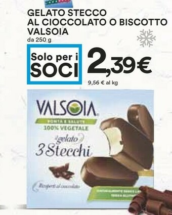 Coop Valsoia Gelato offerta