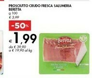 Bennet Beretta Prosciutto Crudo 100 G(ml) offerta