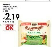 Bennet Parmareggio 10 Gustose Fettine Al Parmigiano Reggiano 250 G(ml) offerta
