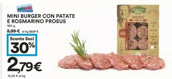 Coop Prosus Hamburger offerta