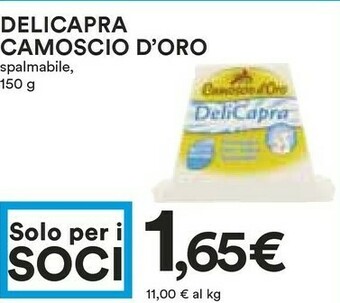 Coop Camoscio d'Oro Formaggio offerta