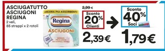 Coop Regina Rotoli di carta offerta