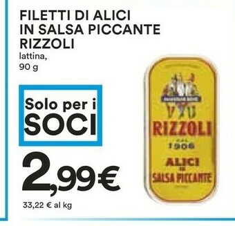 Coop Rizzoli Alici offerta