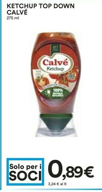 Coop Calvè Salsa offerta