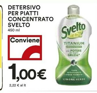 Coop Svelto Detersivo piatti offerta