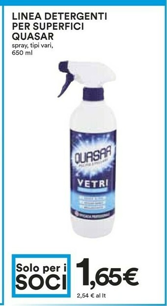 Coop Quasar Pulizie di casa offerta