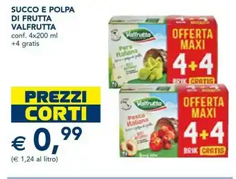 Esselunga Valfrutta Succo E Polpa Di Pera offerta
