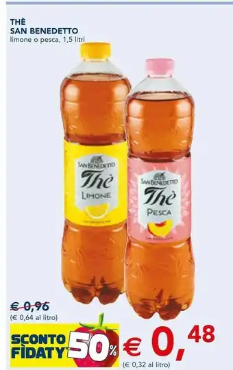 Esselunga San Benedetto Thè Al Limone 1500 G(ml) offerta