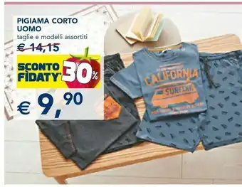 Pigiama Corto Uomo