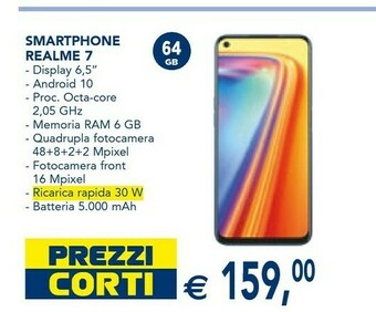 Esselunga Realme Smartphone android offerta