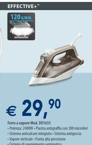 Esselunga Rowenta Ferro da stiro offerta