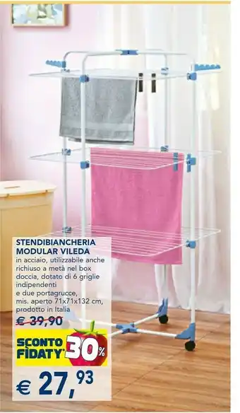 Esselunga Vileda Stendibiancheria Modular offerta