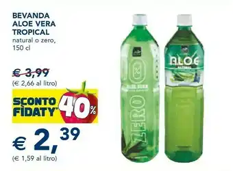 Esselunga Tropical Aloe Vera Zero 1500 G(ml) offerta