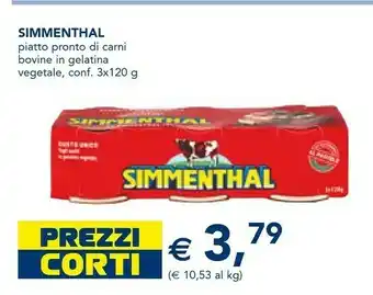 Esselunga Simmenthal Simmenthal Piatto Pronto Di Carni Bovine In Gelatina Vegetale offerta