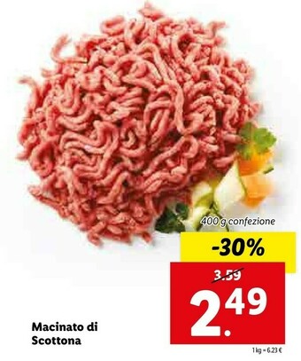 Lidl Macinato Di Scottona offerta