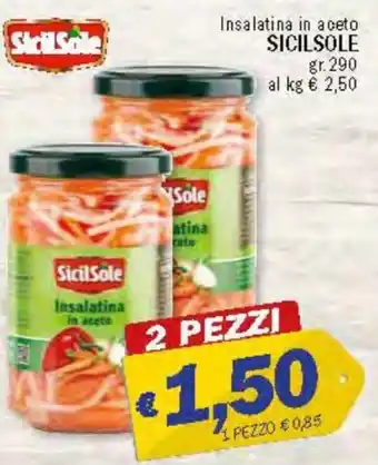 SicilSole Insalatina in aceto gr.290