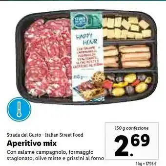 Lidl Strada Del Gusto - Italian Street Food Aperitivo Mix offerta