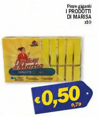 Pinza giganti I Prodotti di Marisa x10