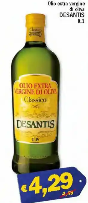 Ard Discount Desantis Olio extra vergine di oliva lt.1 offerta