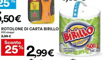 Coop Superstore Birillo Rotolone Di Carta 500 strappi offerta