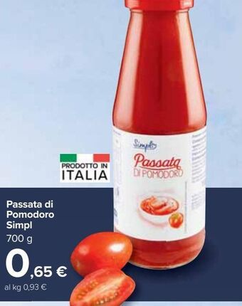Carrefour Market Passata di pomodoro simpl offerta